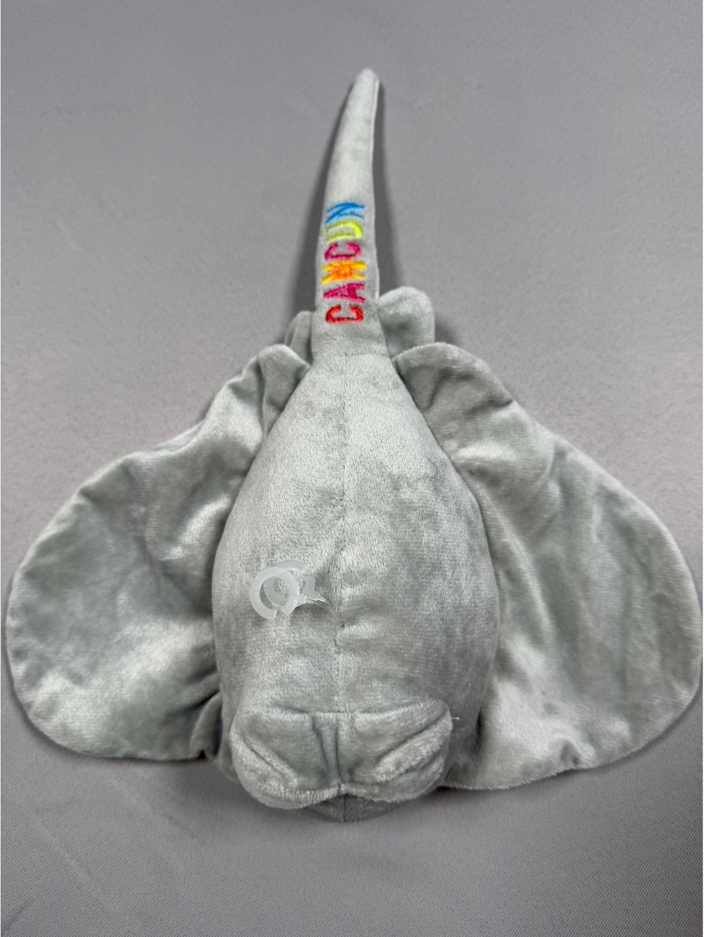 Gray stingray plush toy - Picture 3 of 7